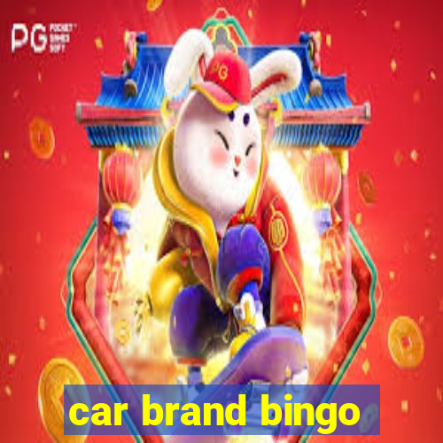 car brand bingo